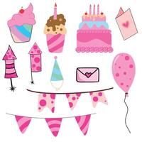 Happy new year party stock element vector