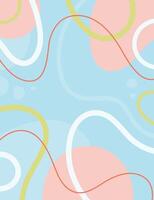 Abstract colorful shapes background. vector