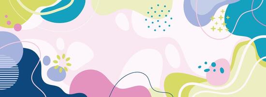 Banner and cover drawing abstract background for design. vector