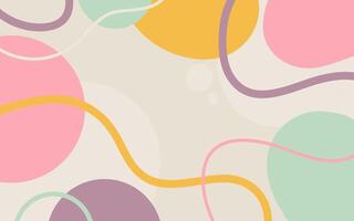 Line art banner and cover frame background. vector