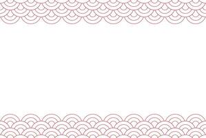 Chinese seamless geometric wave pattern vector