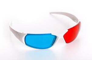 3d glasses with red and blue lenses photo