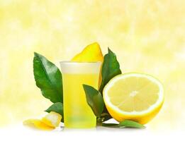 A lemon and a half of a lemon photo