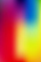 Unique abstract art showcasing blurred rainbow gradients that smoothly transition between hues. Perfect for minimalist design and digital art. vector