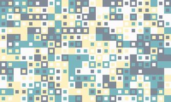 Symmetrical cube grid with vibrant, ornate colors. A beautiful geometric pattern suited for posters, fabric, or material design with a modern, textured appeal. vector