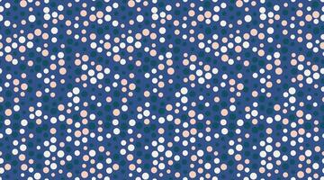 Seamless spotted pattern with abstract round shapes. Ideal for textile fabrics, wallpapers, or poster backgrounds with a creative geometric style. vector