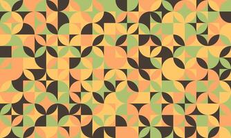 Seamless geometric pattern featuring clean shapes and mosaic texture. Ideal for abstract backgrounds, trendy poster artwork, or modern textile designs. vector