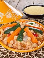 A plate of food on a table photo