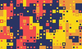 Repetition square elegance promotion. Composition pattern sparse contemporary. Tile technology imagination book. vector