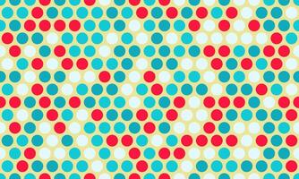 Abstract geometric polka dot pattern with repeating round spots. Great for textile prints, trendy wallpaper, and creative poster backgrounds. vector