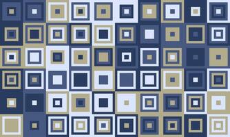 Symmetrical cube grid with vibrant, ornate colors. A beautiful geometric pattern suited for posters, fabric, or material design with a modern, textured appeal. vector