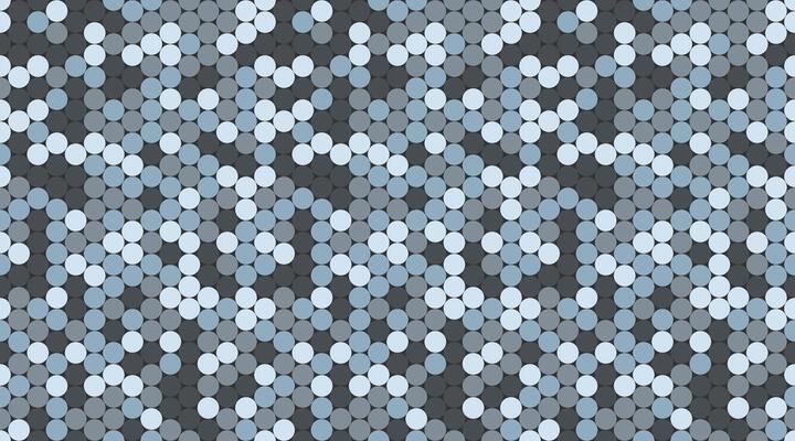 Polka dot pattern with geometric circles. Perfect for textile designs, wallpaper, or trendy poster backgrounds with an abstract minimalist style.