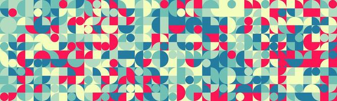 Minimal geometric design with abstract shapes and textured mosaic. Perfect for modern posters, textile prints, and seamless background patterns. vector