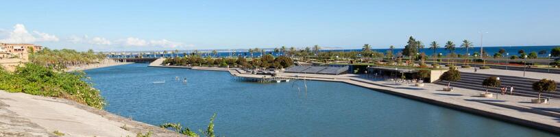 Man made lake at Palma de Mallorca photo