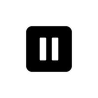 Pause button. Icon. Pause. vector