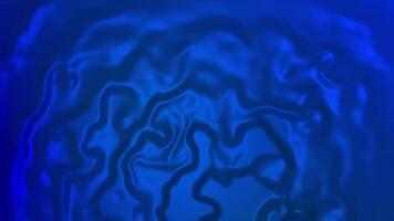 Animated blue fluid background, abstract dark blue liquid animation suitable for dynamic screensavers and artistic motion graphics. video