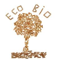 Tree of wood pellet photo