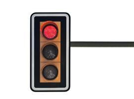 traffic lights with red photo
