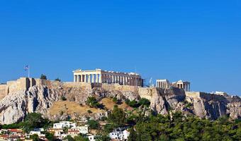 Parthenon temple on Athenian Acropolis photo