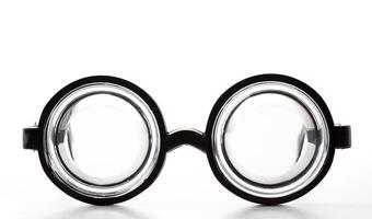 Black Round Bottle Glasses photo