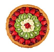 Fresh fruit cake photo