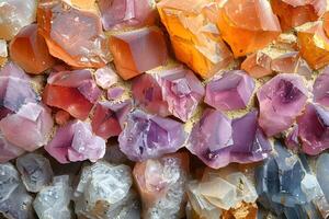 Vibrant Geode Crystals in Natural Array for Mineral Collection and Geology Decor photo