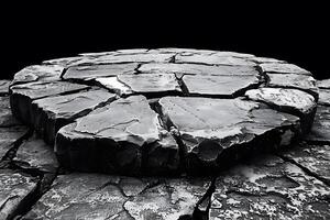 Abstract Stone Circle Textured Rock Pattern for Design Concepts and Posters photo