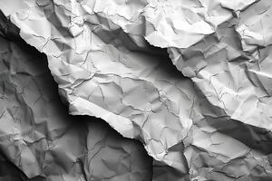 Abstract Textured Background of Crumpled Paper for Design and Art Projects photo