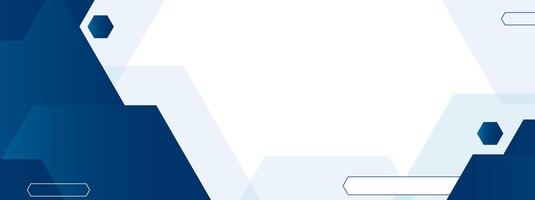 A blue and white background with geometric shapes vector