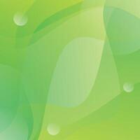 Green abstract background with bubbles and bubbles vector