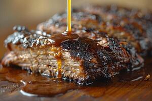 Succulent Barbecue Ribs with Honey Glaze for a Delicious Feast photo