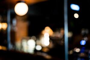Featuring a blurred background with bokeh effect perfect at nightclub. photo
