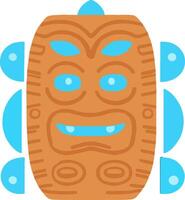 Tiki Polynesia Artistry Totem Monument vector
