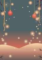 Free christmass and new year background template vector