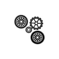 Gears icon illustration and attractive design vector