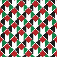 abstract multi colored pixelated pattern vector