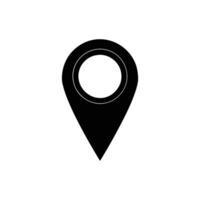 Location Pin Design - Simple and Modern Icon for Maps, Navigation, and Events vector