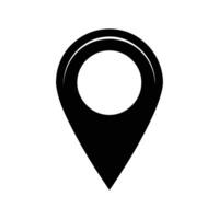 Navigation and Event Pin - Minimalist Location Symbol for Map and Planning Designs vector