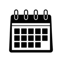 Calendar Icon - Minimalist Design for Planning, Scheduling, and Event Invitations vector