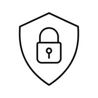 Cybersecurity Icon - Data Protection, Encryption, and Network Security for Digital Privacy and Online Safety vector