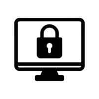 Digital Security Icon - Cybersecurity Design for Data Protection and Network Encryption vector