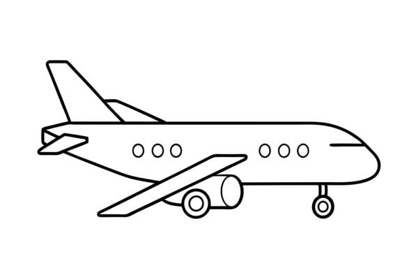 Playful Airplane Design - Illustration for Travel and Aviation Projects