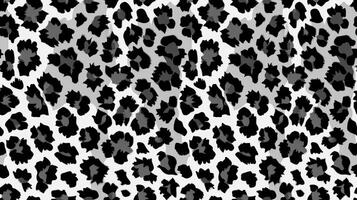A black and white leopard print fabric photo