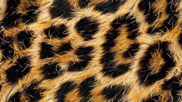 A close up of a leopard print fabric photo