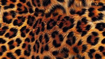 A close up of a leopard skin photo