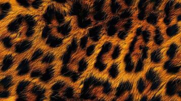 A close up of a leopard fur photo