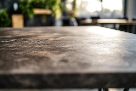 Close-up of a textured tabletop in a modern setting. photo