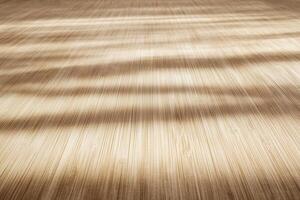 Smooth wooden surface with soft shadows and texture. photo