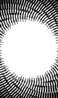 Abstract circular line border background vector