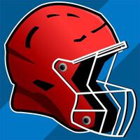 image of an American football helmet vector